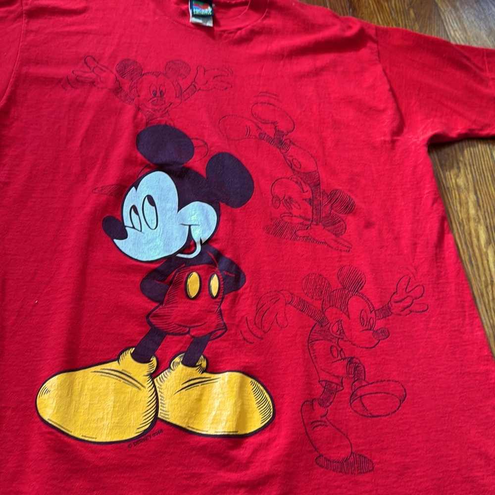 90’s Mickey Disney Single Stitch Vintage T-Shirt - Picture 2 of 9